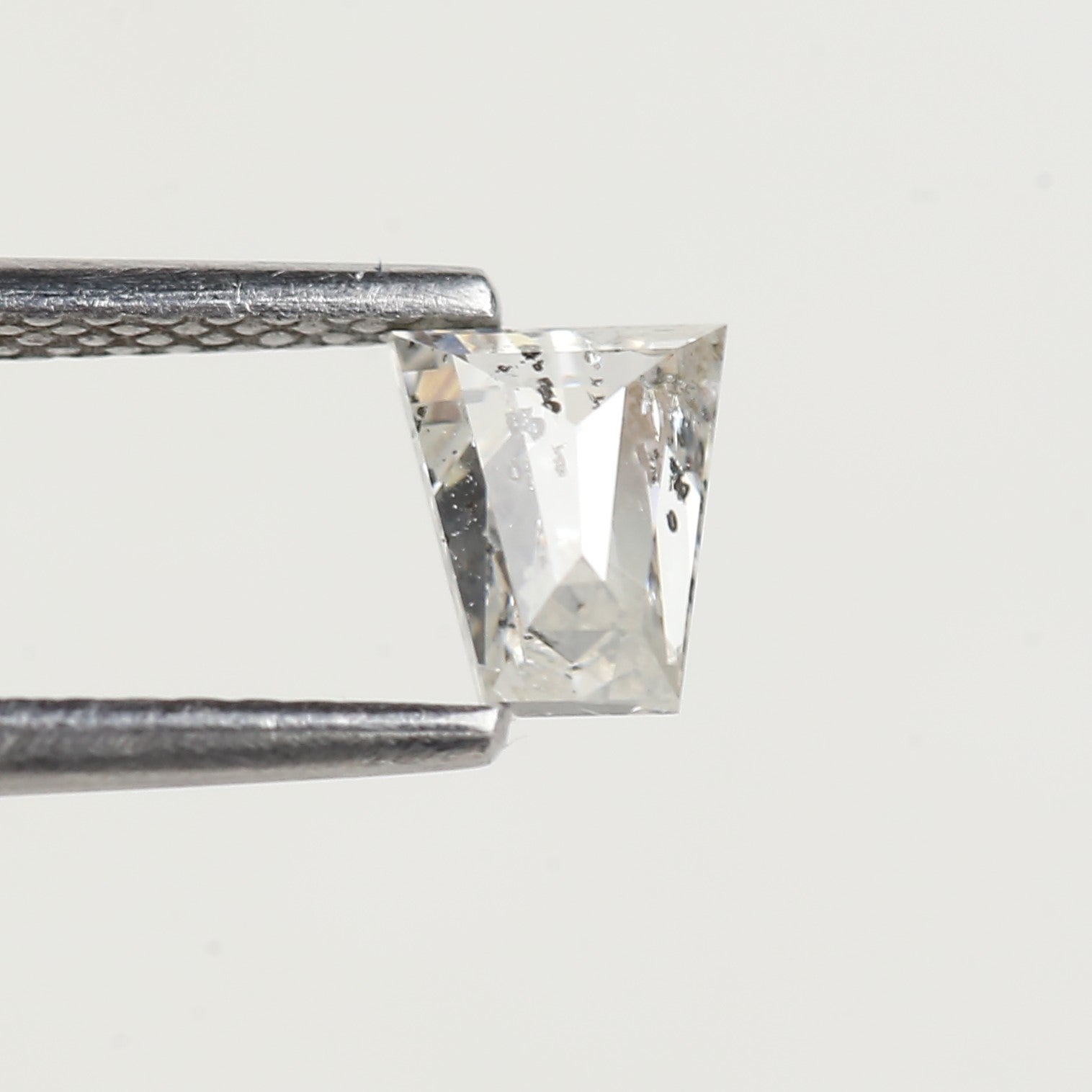 0.53 Carat Tapper Baguette Salt and Pepper Diamond 5.30 MM