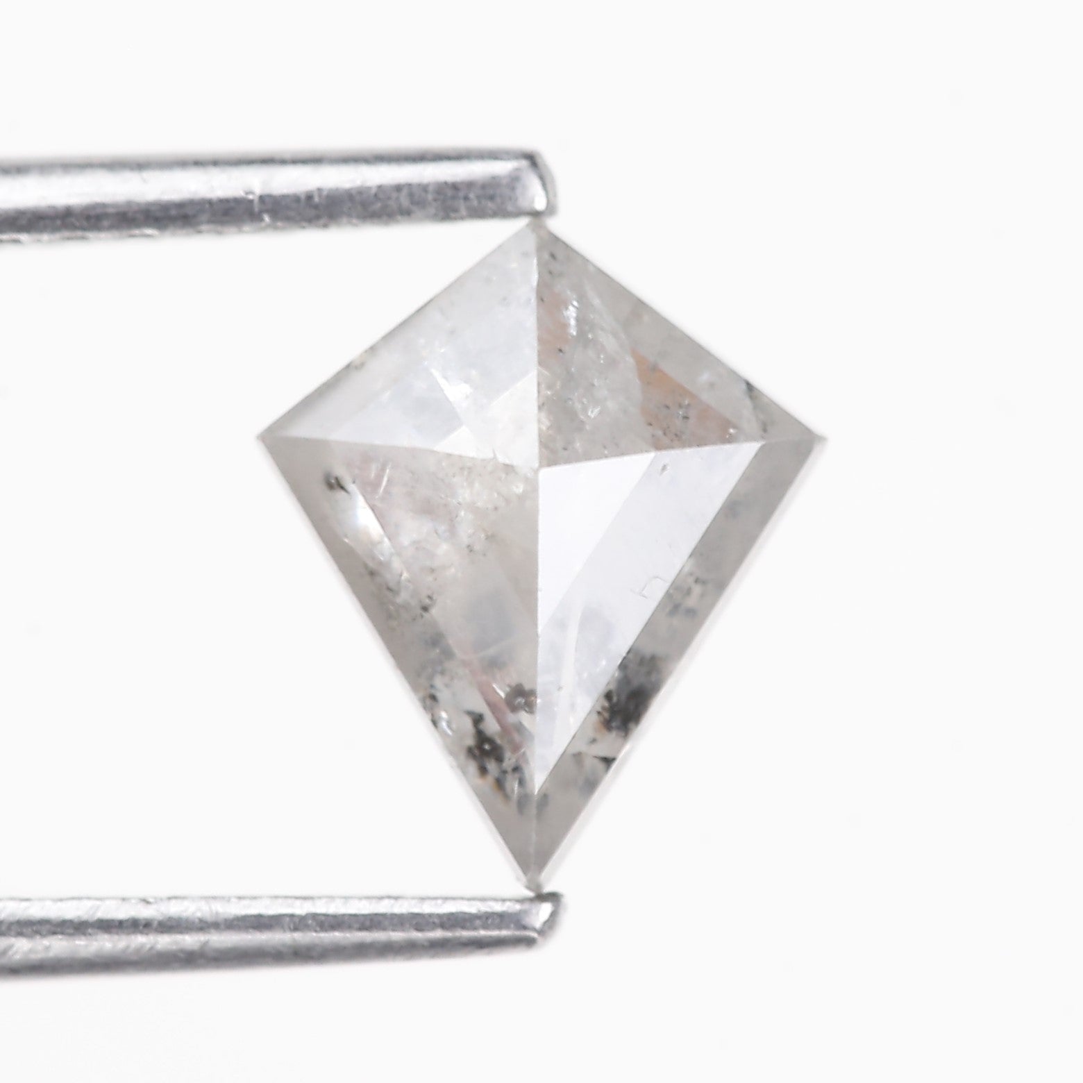 0.95 Carat Natural Gray Kite Salt And Pepper Diamond 8.08 MM