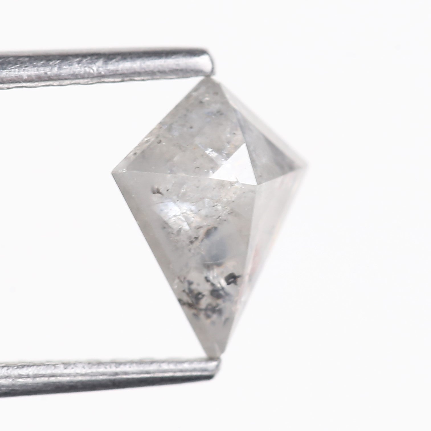 0.95 Carat Natural Gray Kite Salt And Pepper Diamond 8.08 MM