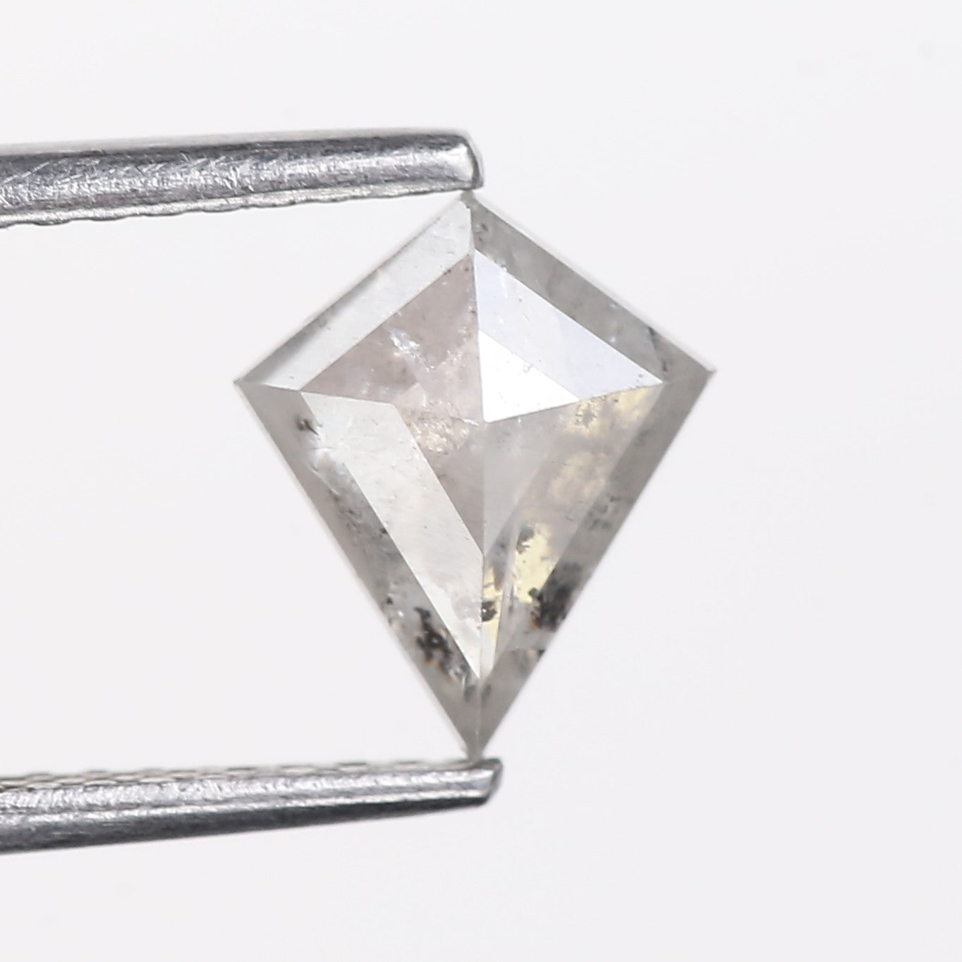 0.95 Carat Natural Gray Kite Salt And Pepper Diamond 8.08 MM