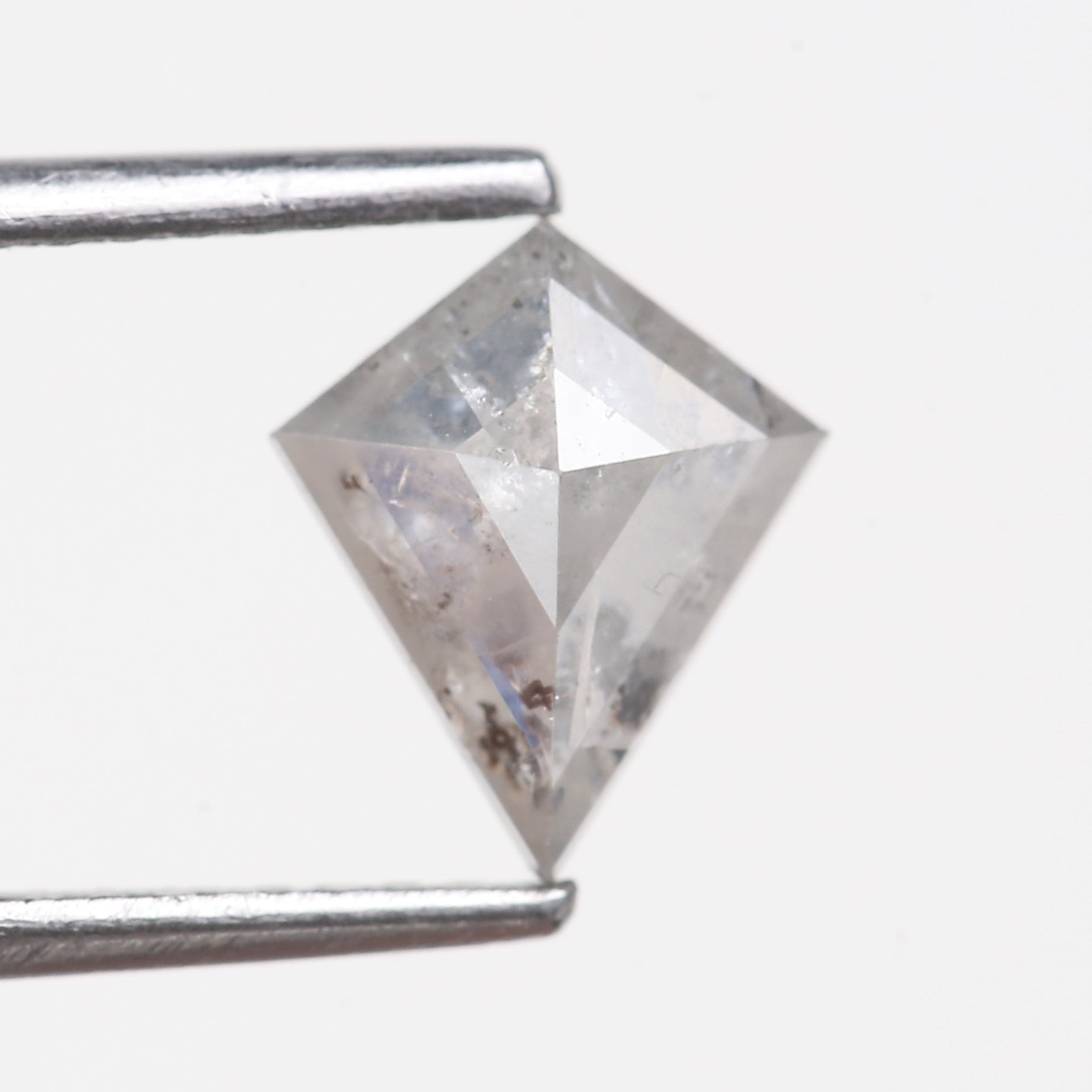 0.95 Carat Natural Gray Kite Salt And Pepper Diamond 8.08 MM