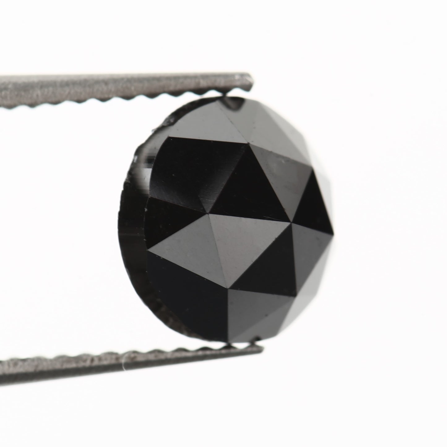 2.14 Carat Round Rose Cut Fancy Natural Black Diamond - Blackdiamond