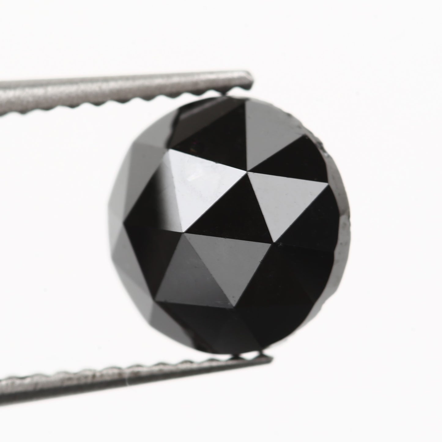 2.14 Carat Round Rose Cut Fancy Natural Black Diamond - Blackdiamond