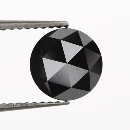 black rose cut diamond natural 