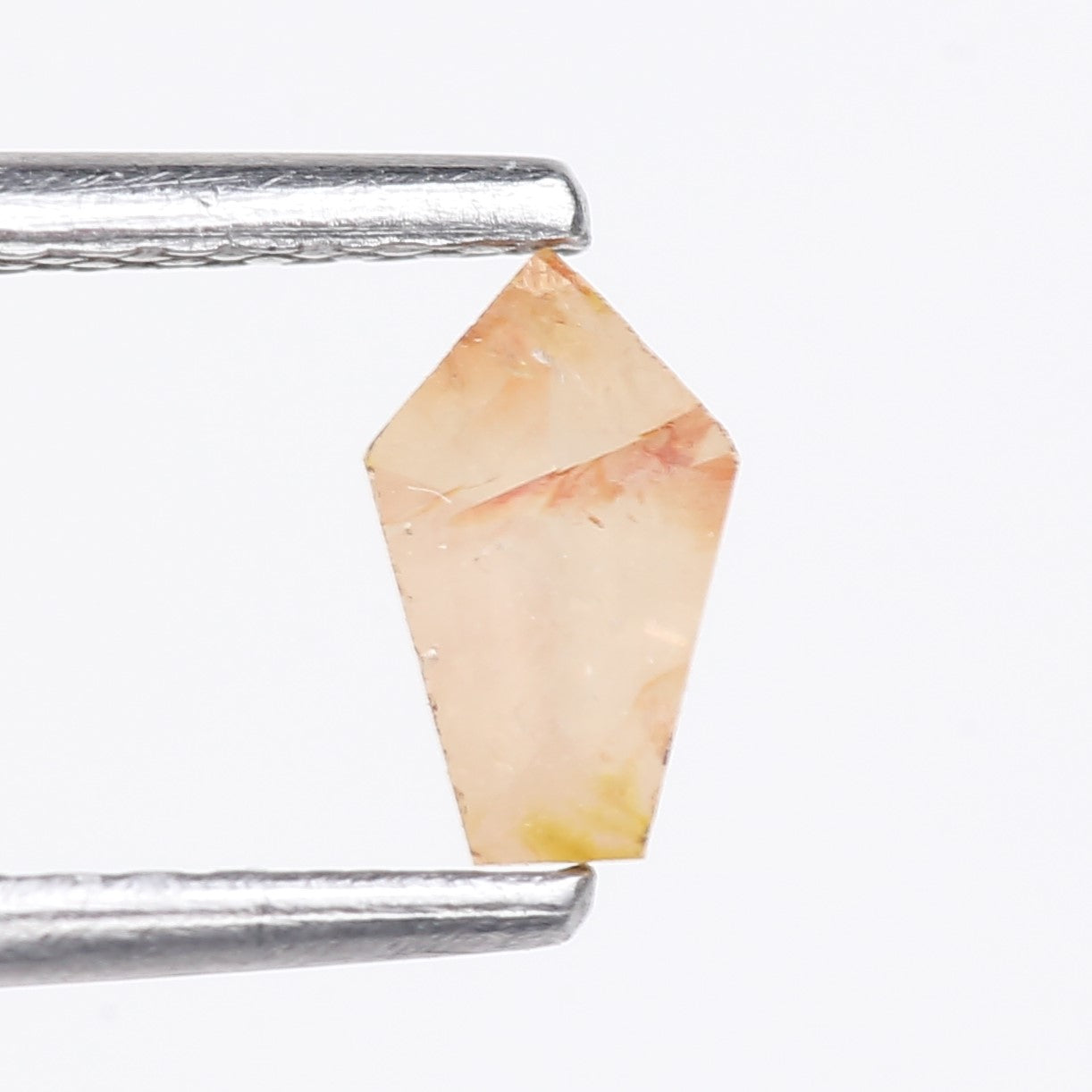 0.30 Carat Natural Light Orange Kite Cut Salt And Pepper Diamond 5.80 MM