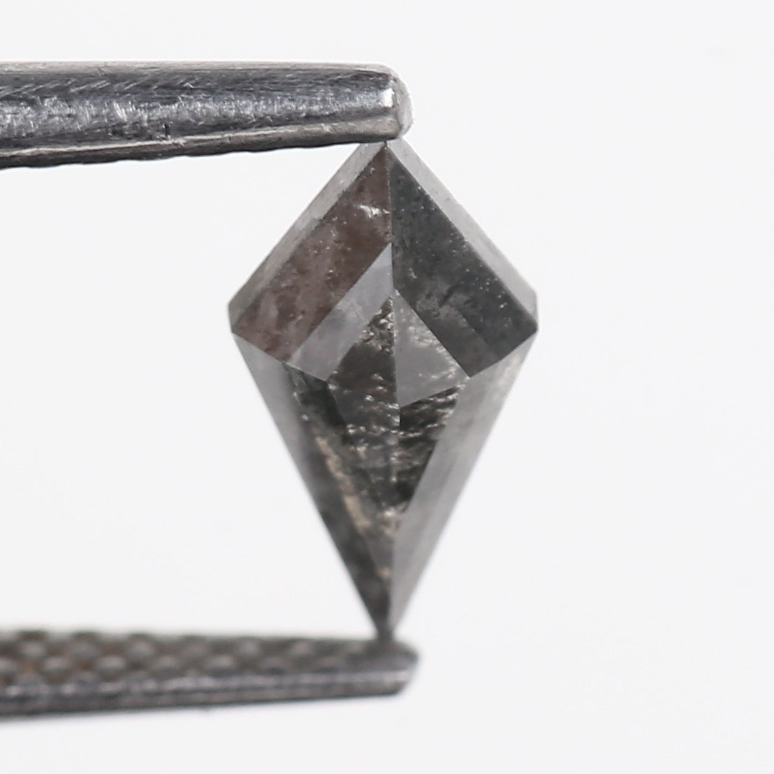 0.51 Carat Natural Grey Kite Cut Salt And Pepper Diamond 9.04 MM