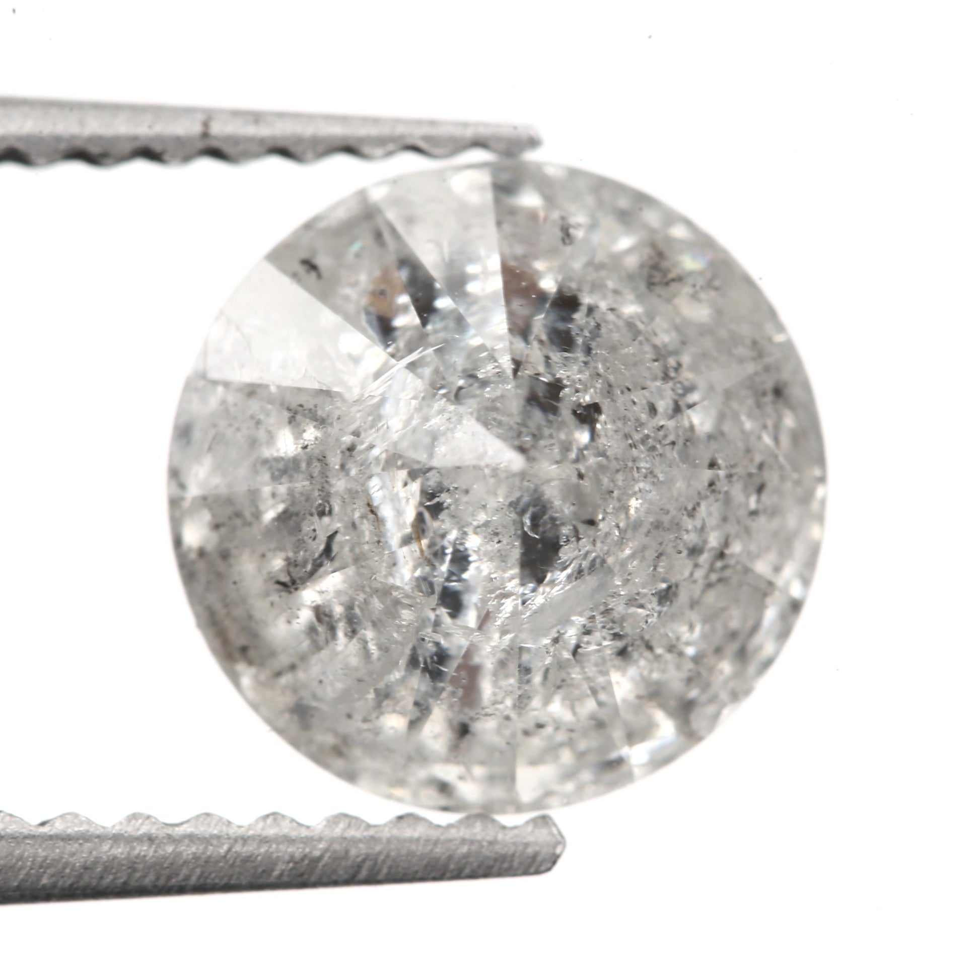  Round Salt and Pepper Diamond