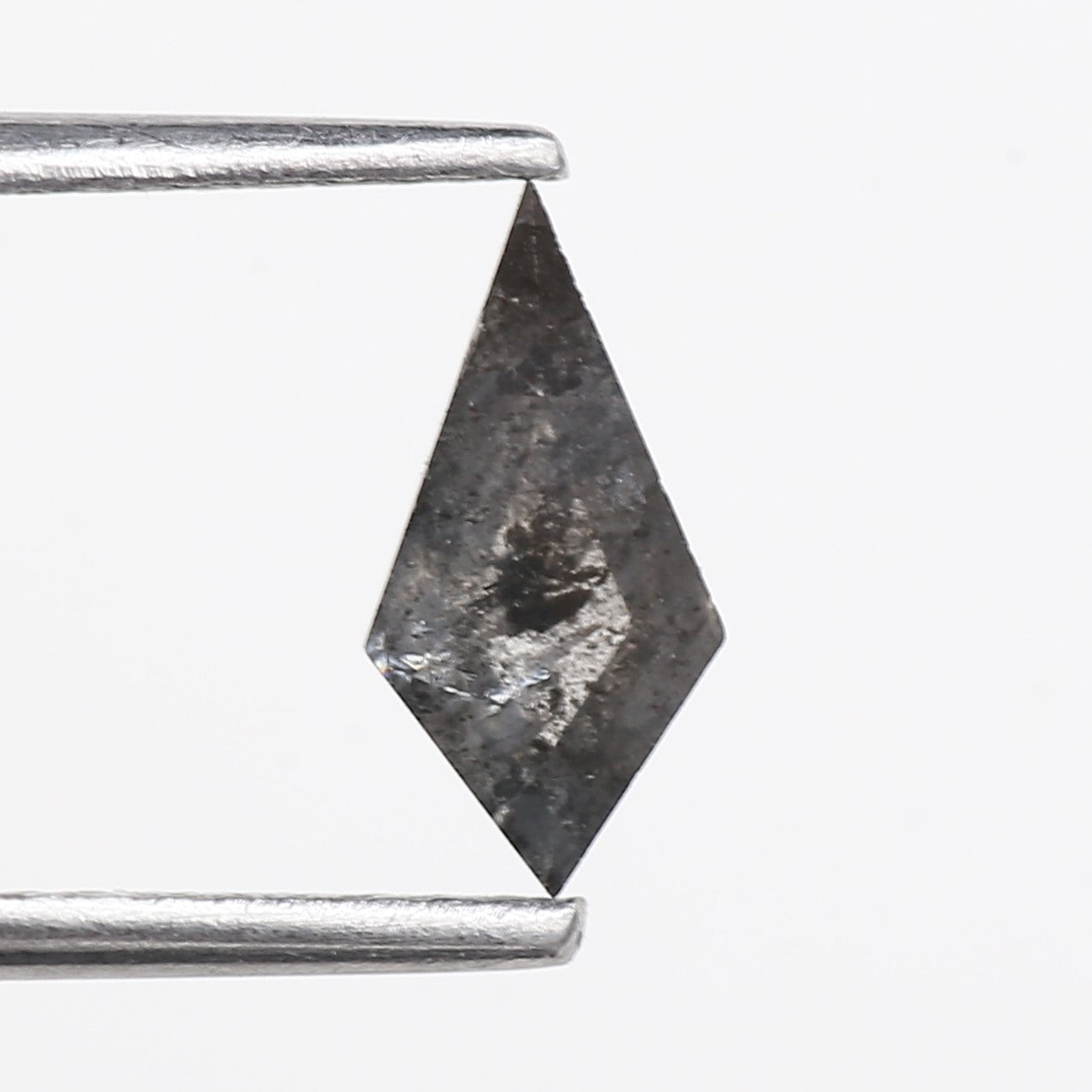 0.51 Carat Natural Grey Kite Cut Salt And Pepper Diamond 9.04 MM