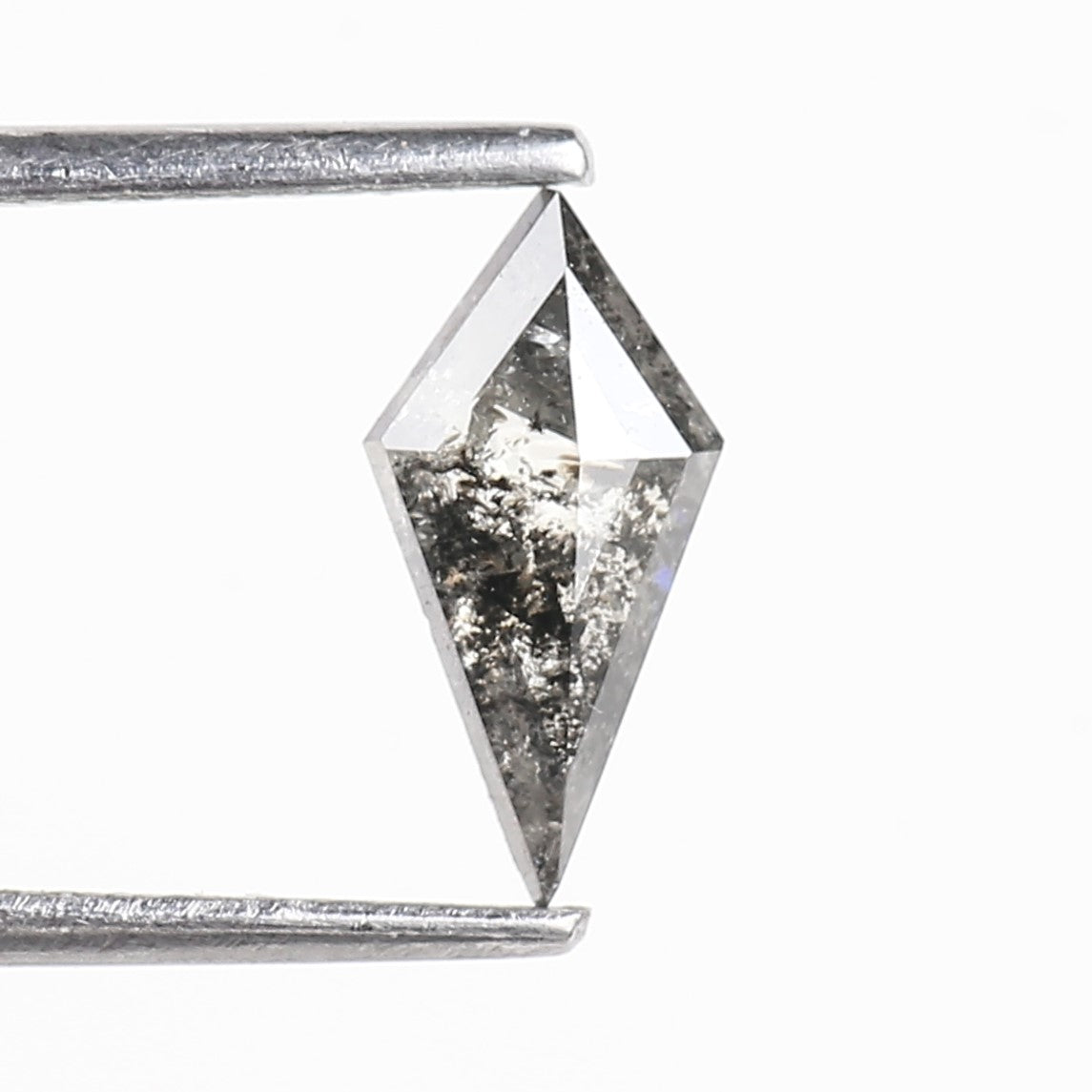 0.69 Carat Kite Shaped Salt and Pepper Diamond 10 MM