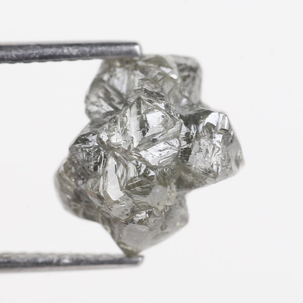 5.34 Carat Octahedron Rough Uncut Crystal Raw Diamond 10.30 MM