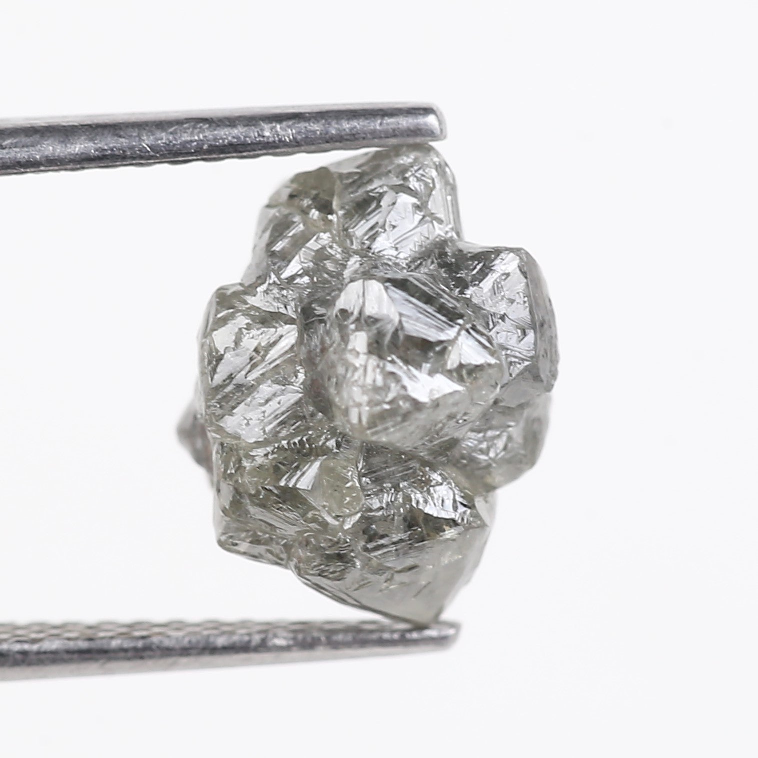 5.34 Carat Octahedron Rough Uncut Crystal Raw Diamond 10.30 MM