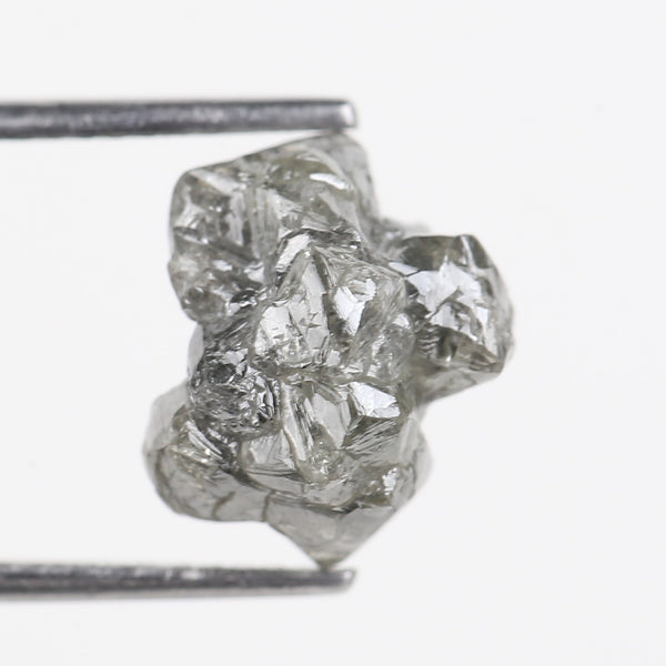 5.34 Carat Octahedron Rough Uncut Crystal Raw Diamond 10.30 MM