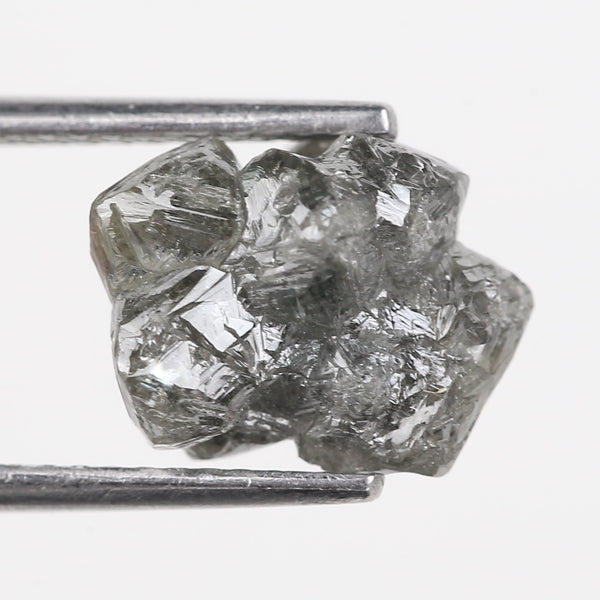 5.34 Carat Octahedron Rough Uncut Crystal Raw Diamond 10.30 MM