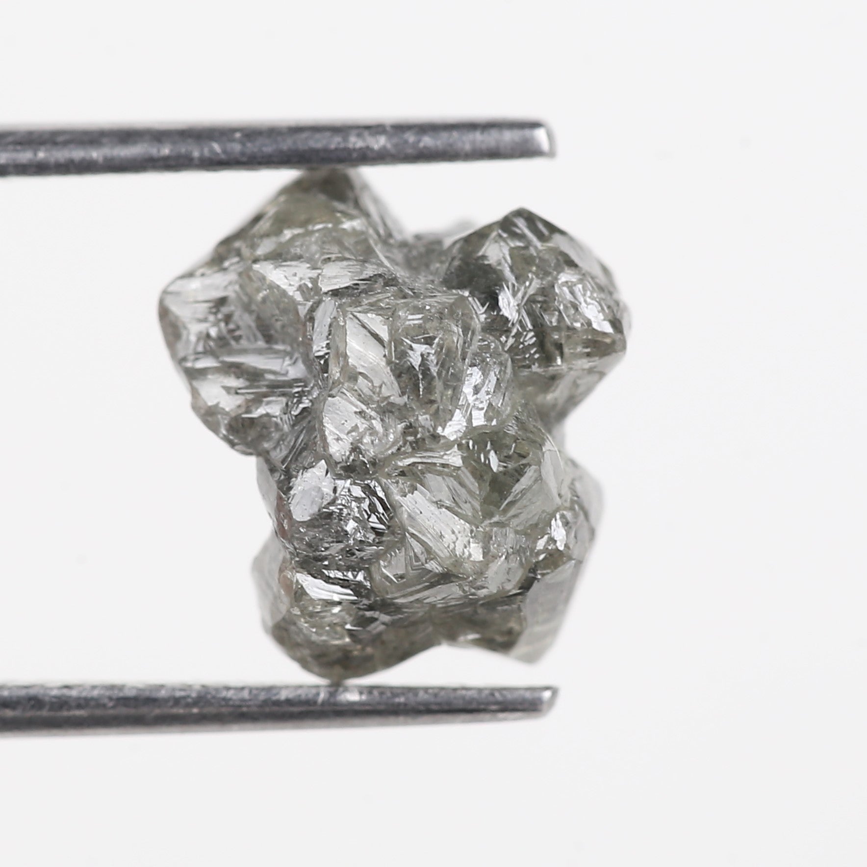 5.34 Carat Octahedron Rough Uncut Crystal Raw Diamond 10.30 MM