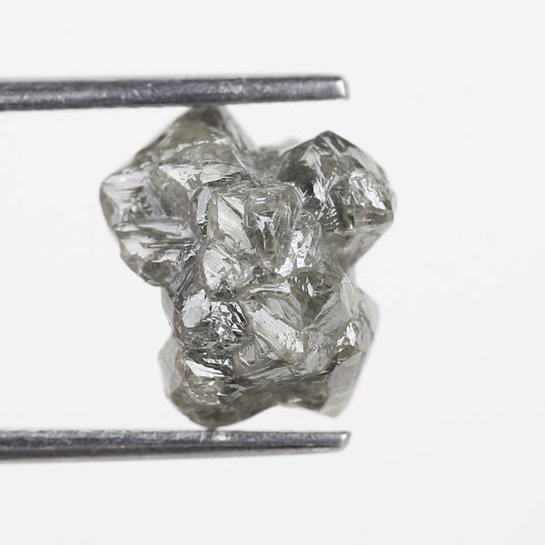 5.34 Carat Octahedron Rough Uncut Crystal Raw Diamond 10.30 MM