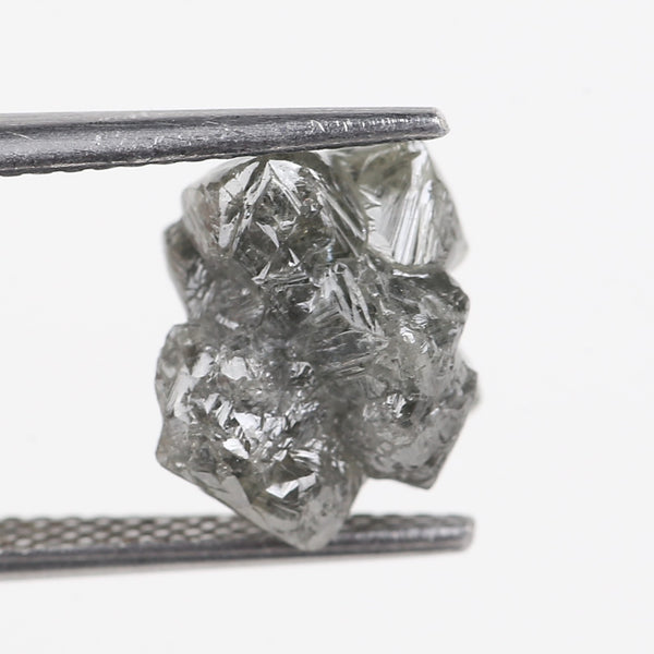 5.34 Carat Octahedron Rough Uncut Crystal Raw Diamond 10.30 MM