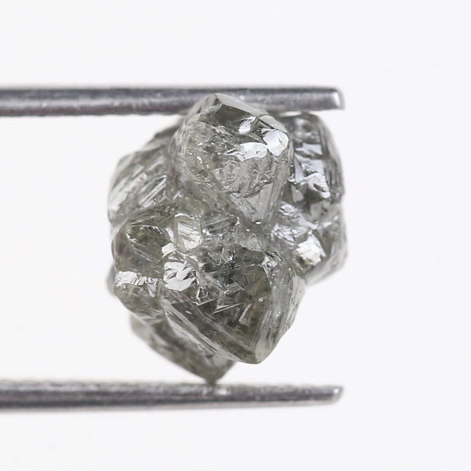 5.34 Carat Octahedron Rough Uncut Crystal Raw Diamond 10.30 MM
