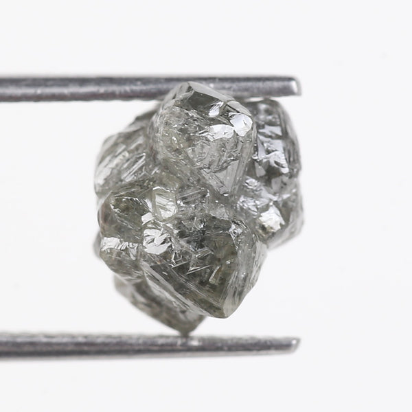 5.34 Carat Octahedron Rough Uncut Crystal Raw Diamond 10.30 MM