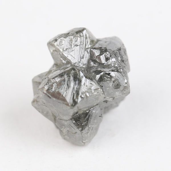 5.34 Carat Octahedron Rough Uncut Crystal Raw Diamond 10.30 MM