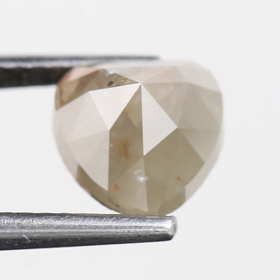 1.73 Carat Natural Heart Rosecut Rustic Loose Diamond 7.10 MM