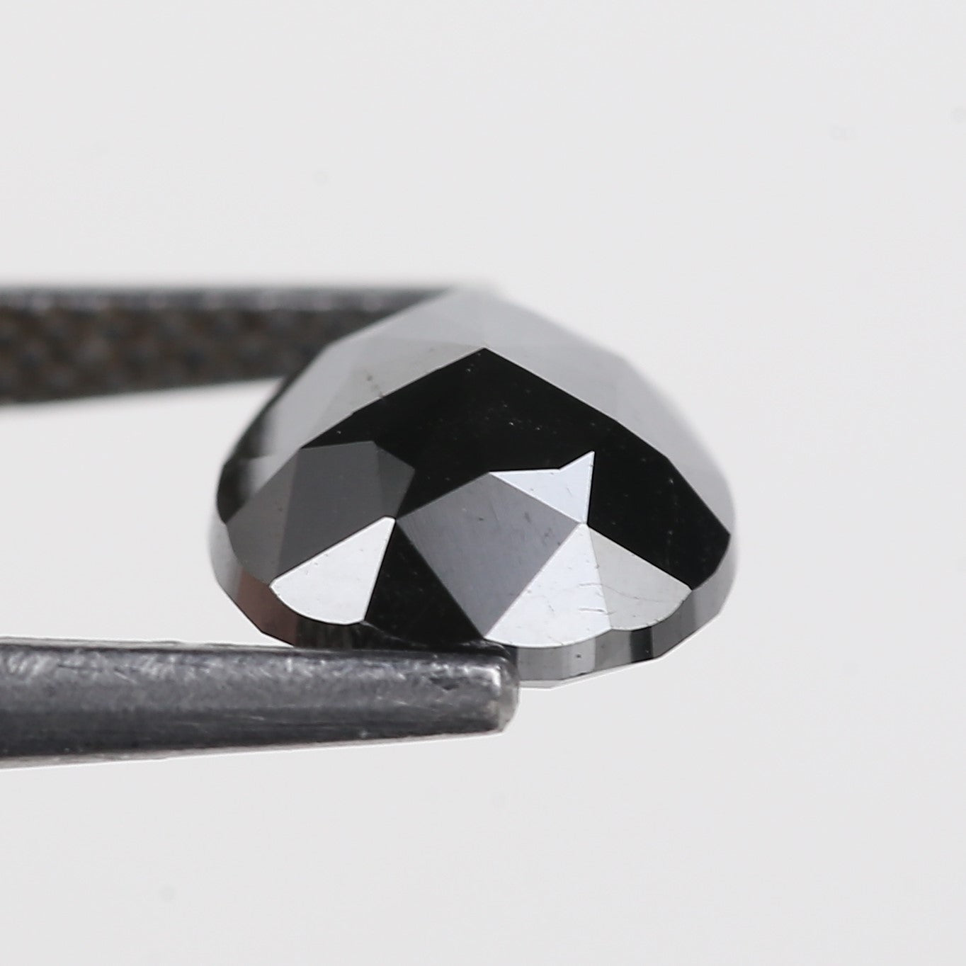 2.35 Carat Natural Fancy Black Pear Diamond 9.7 MM