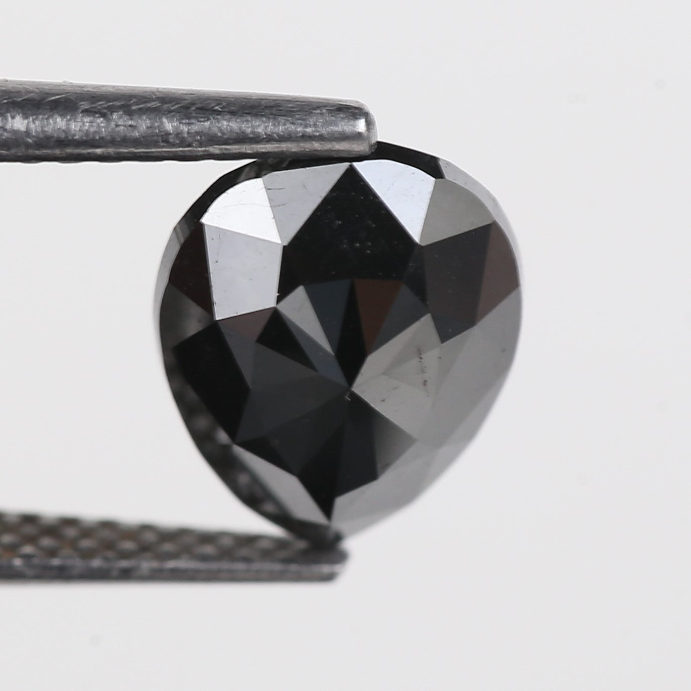 2.35 Carat Natural Fancy Black Pear Diamond 9.7 MM