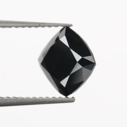 black cushion diamond