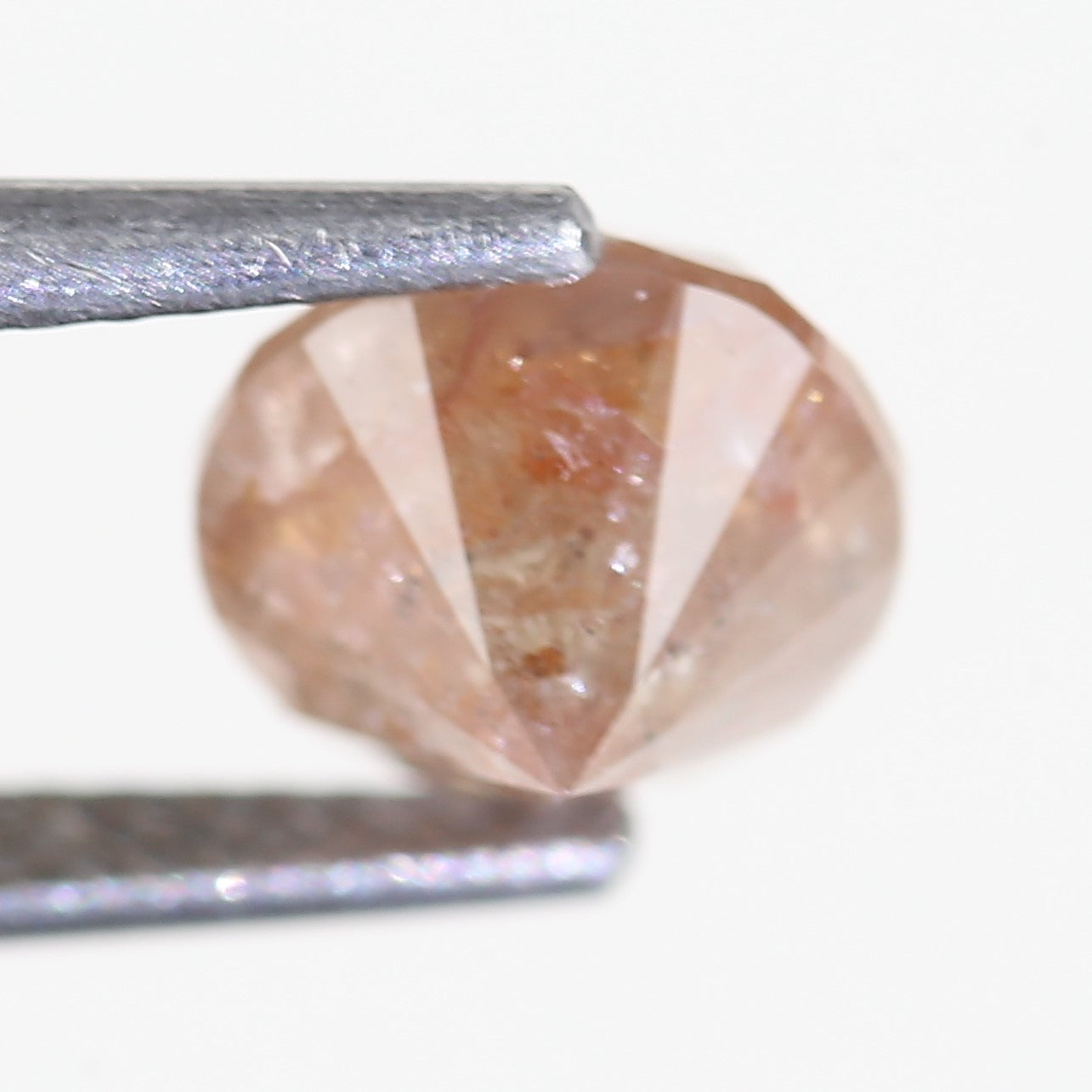 2.31 Carat Natural Orange Round Brilliant Diamond 7.46 MM