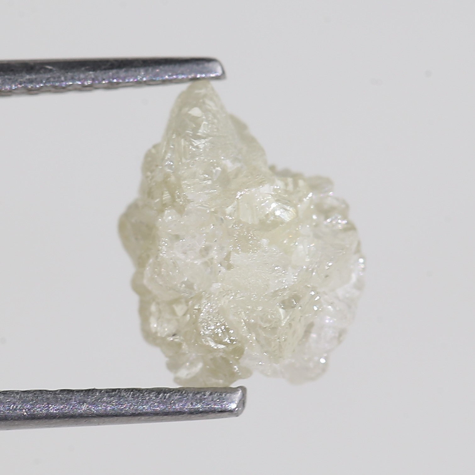 2.68 Carat Natural Rough Uncut Raw White Diamond 9.45 MM