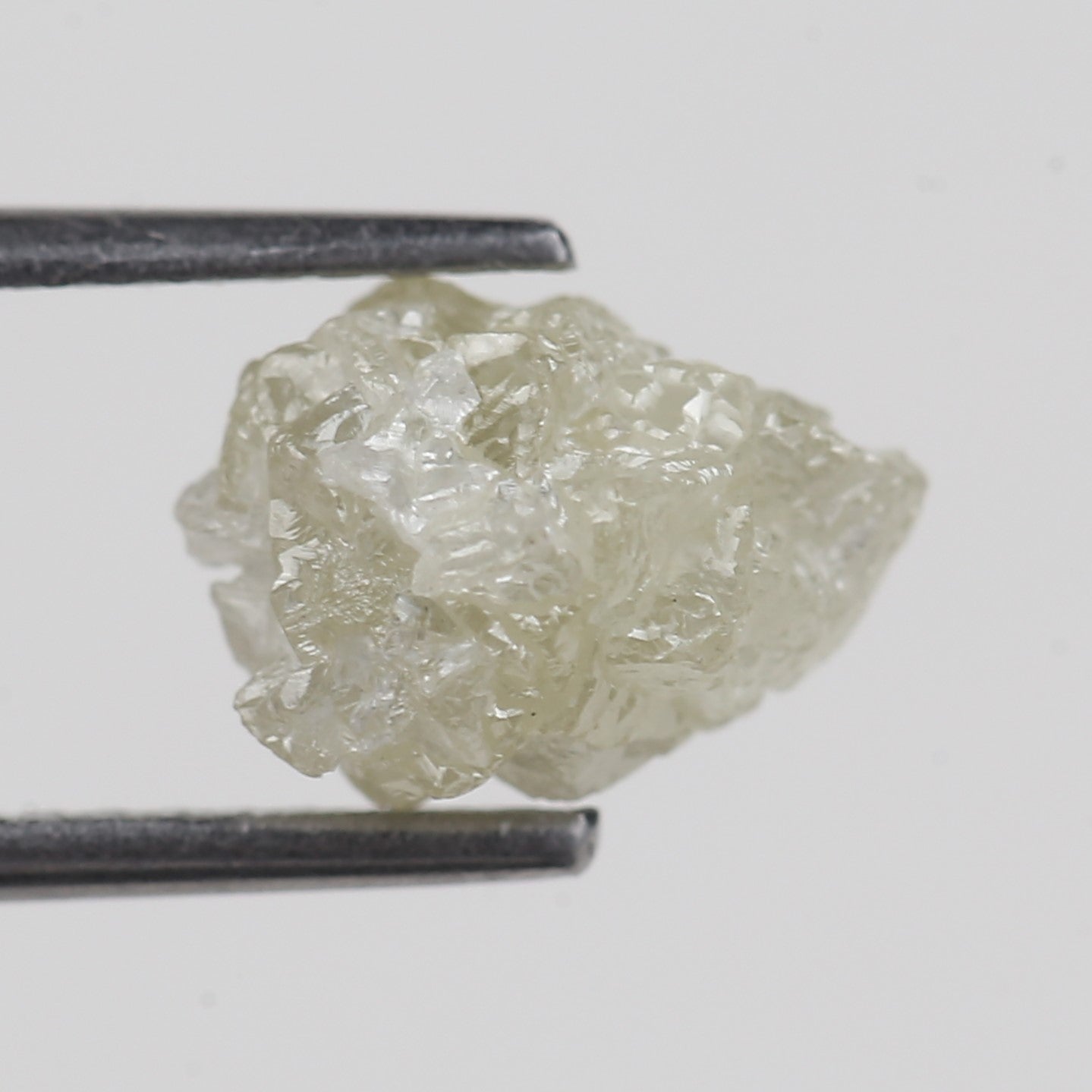 2.68 Carat Natural Rough Uncut Raw White Diamond 9.45 MM