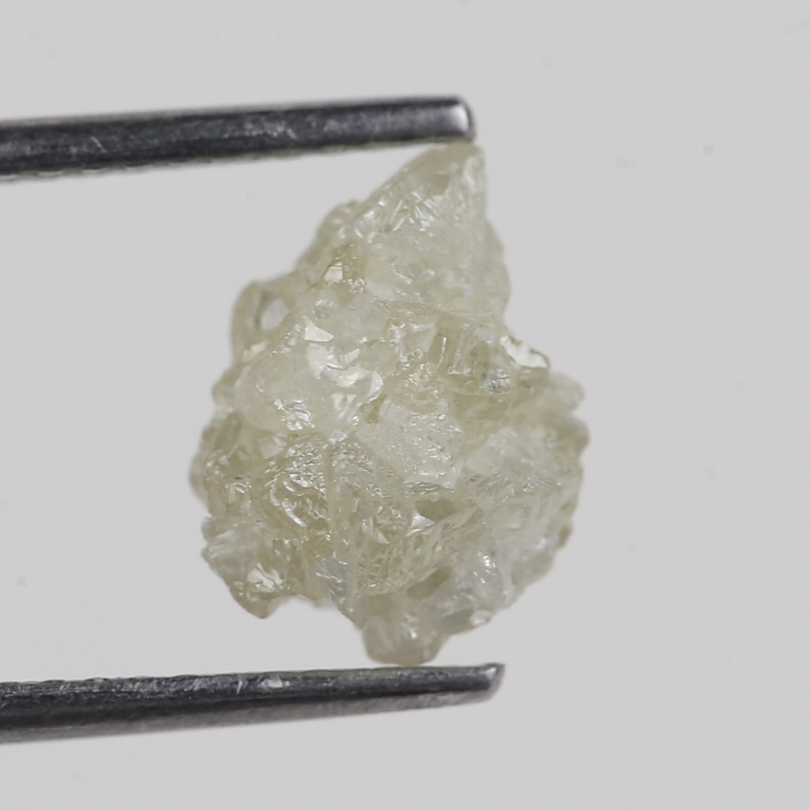 2.68 Carat Natural Rough Uncut Raw White Diamond 9.45 MM