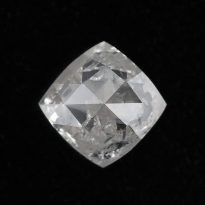 rose cut salt and pepper diamond