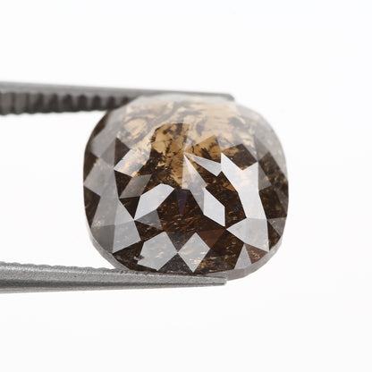 rose cut fancy brown diamond