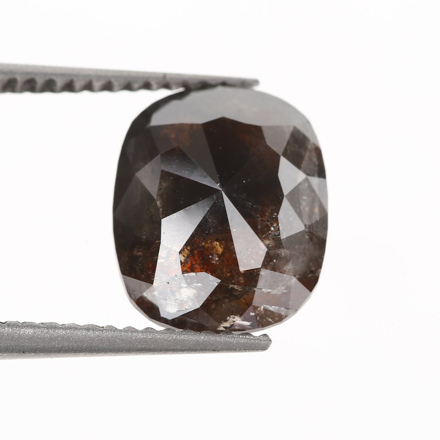 natural cushion red diamond