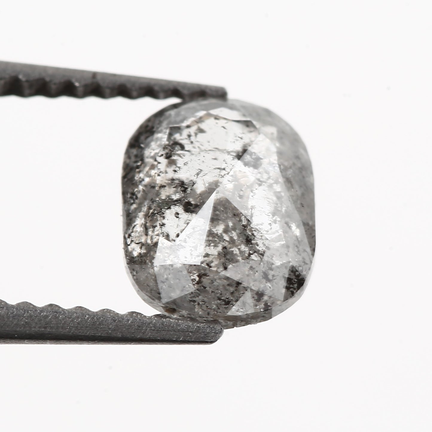 1.50 carat salt and pepper diamond