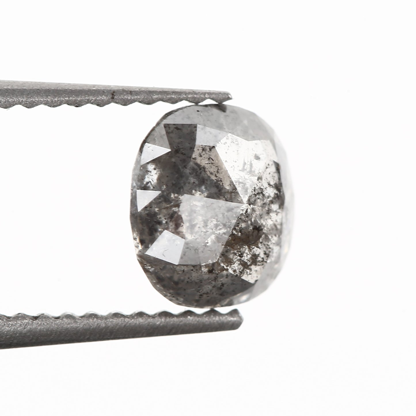 gray natural salt and pepper diamond