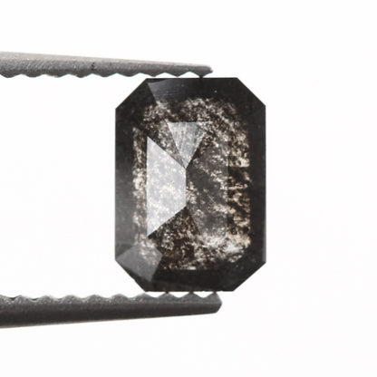 natural black salt and pepper diamond fancy