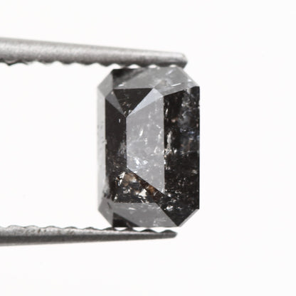 salt and pepper diamond black emerald  natural