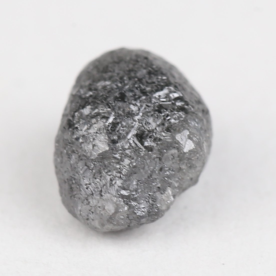 1.97 Carat Natural Rough Uncut Raw Black Diamond 7.92 MM