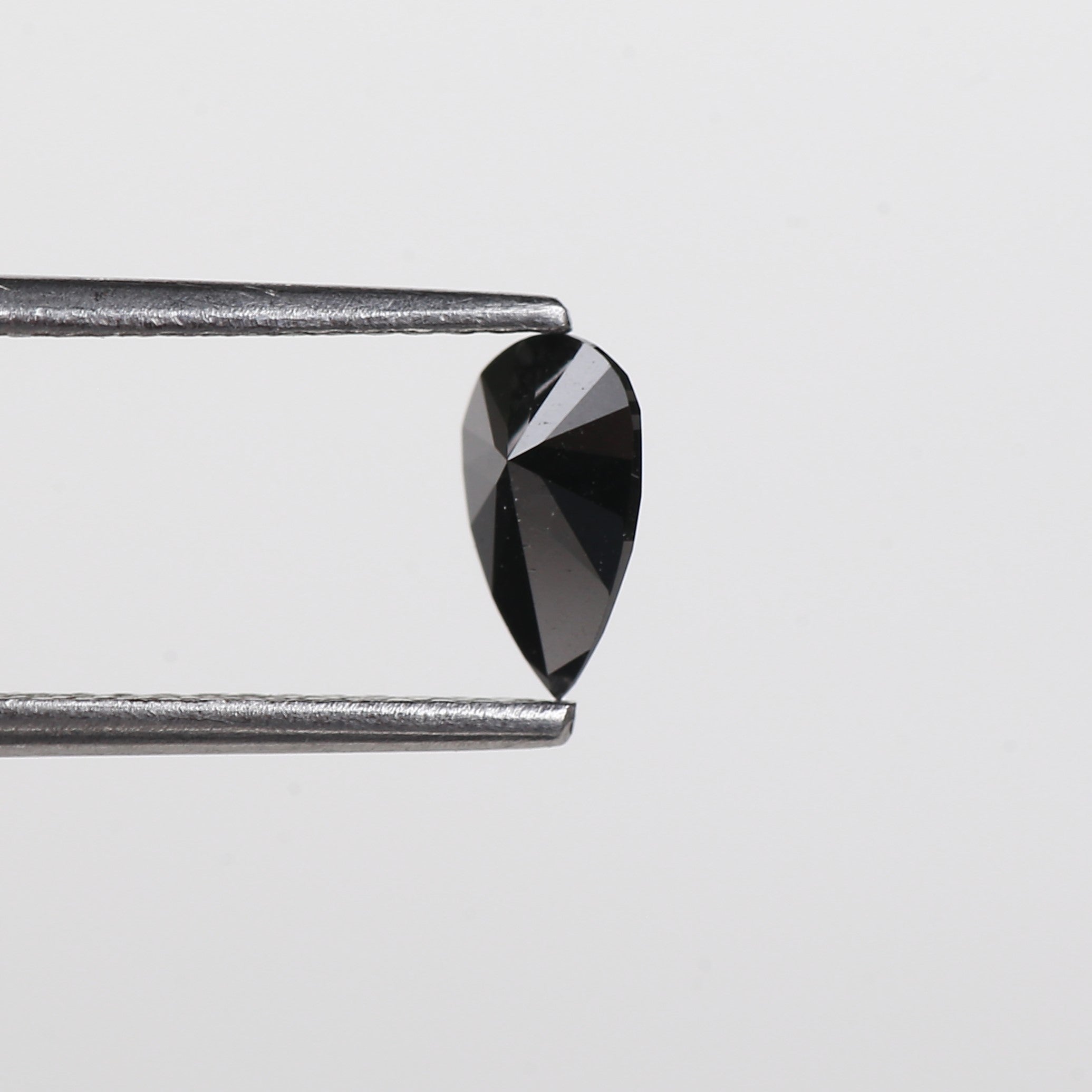 0.41 carat pear black diamond natural loose for engagement ring
