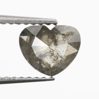 heart salt and pepper diamond