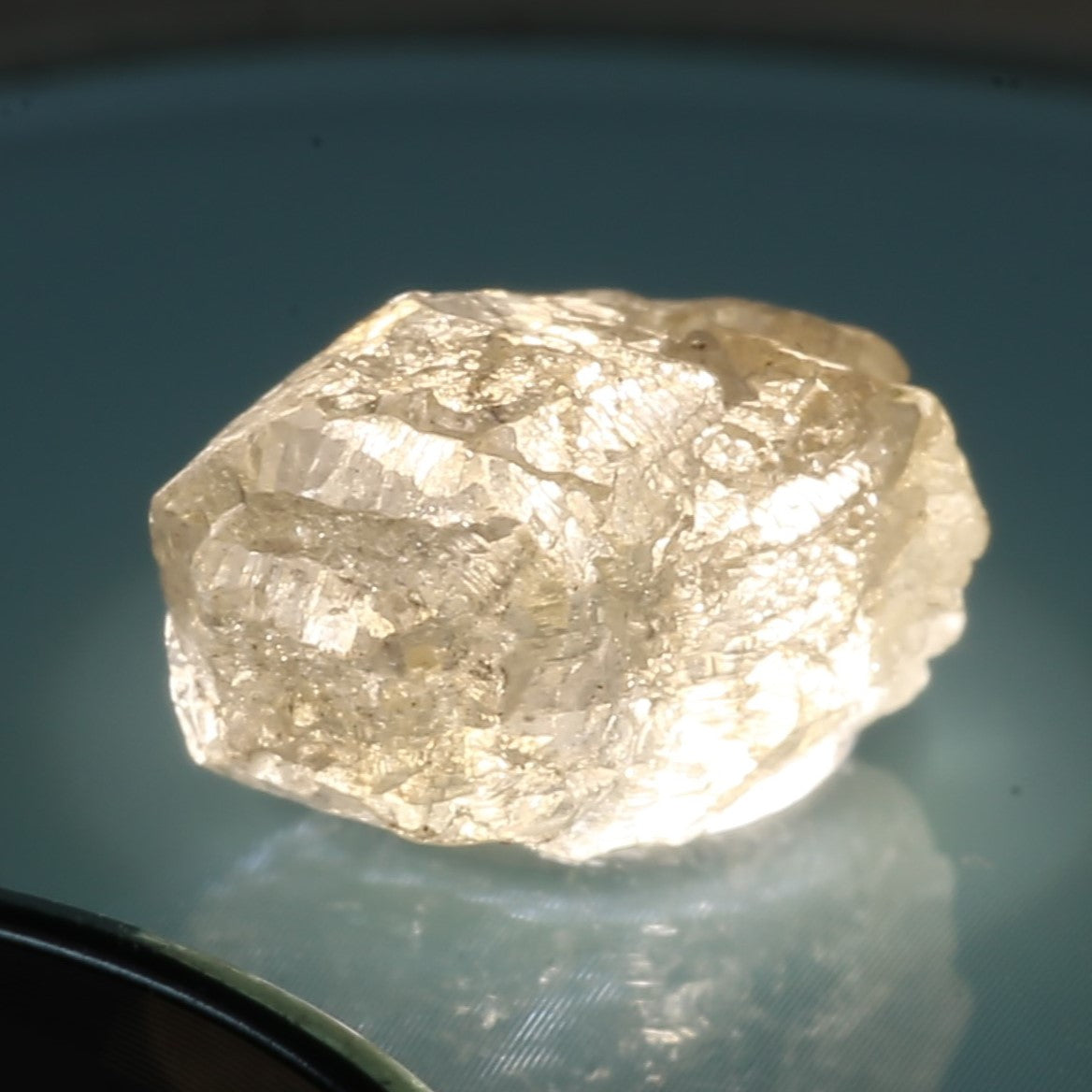 2.50 Carat Natural Rough Gray Diamond 8.45 MM