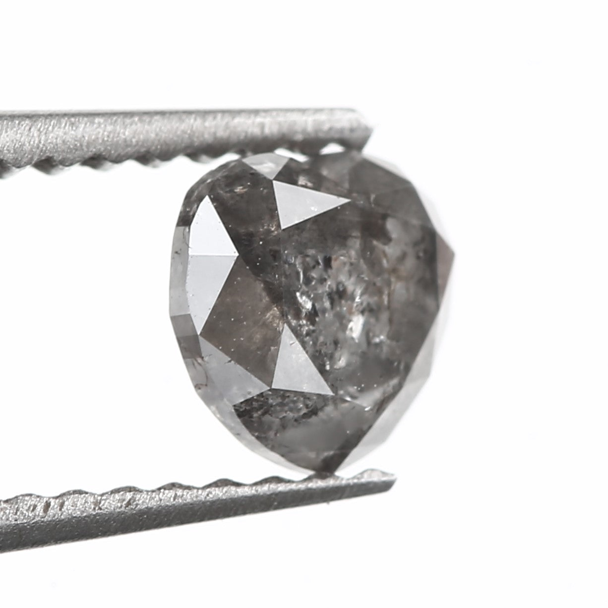 Heart Salt and Pepper Diamond