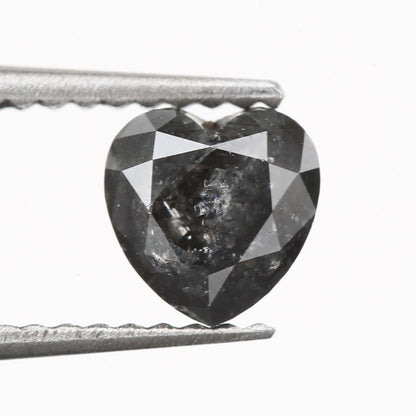 heart salt and pepper diamond gray