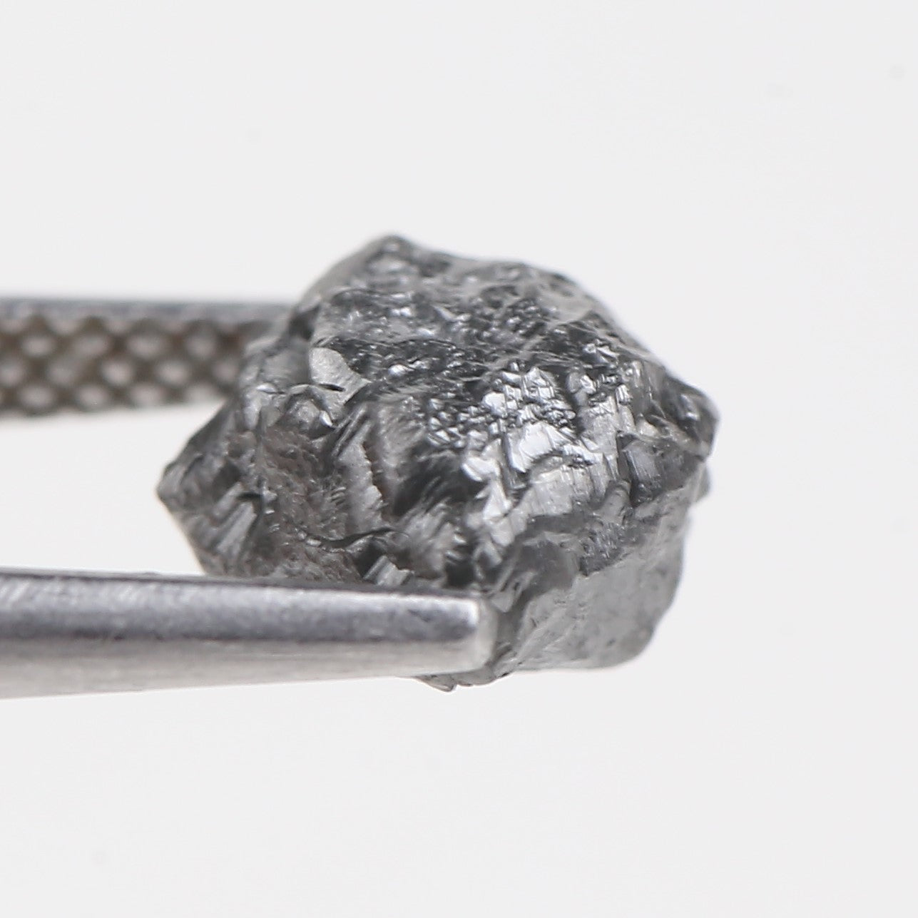 3 Carat Natural Gray Black Rough Diamond