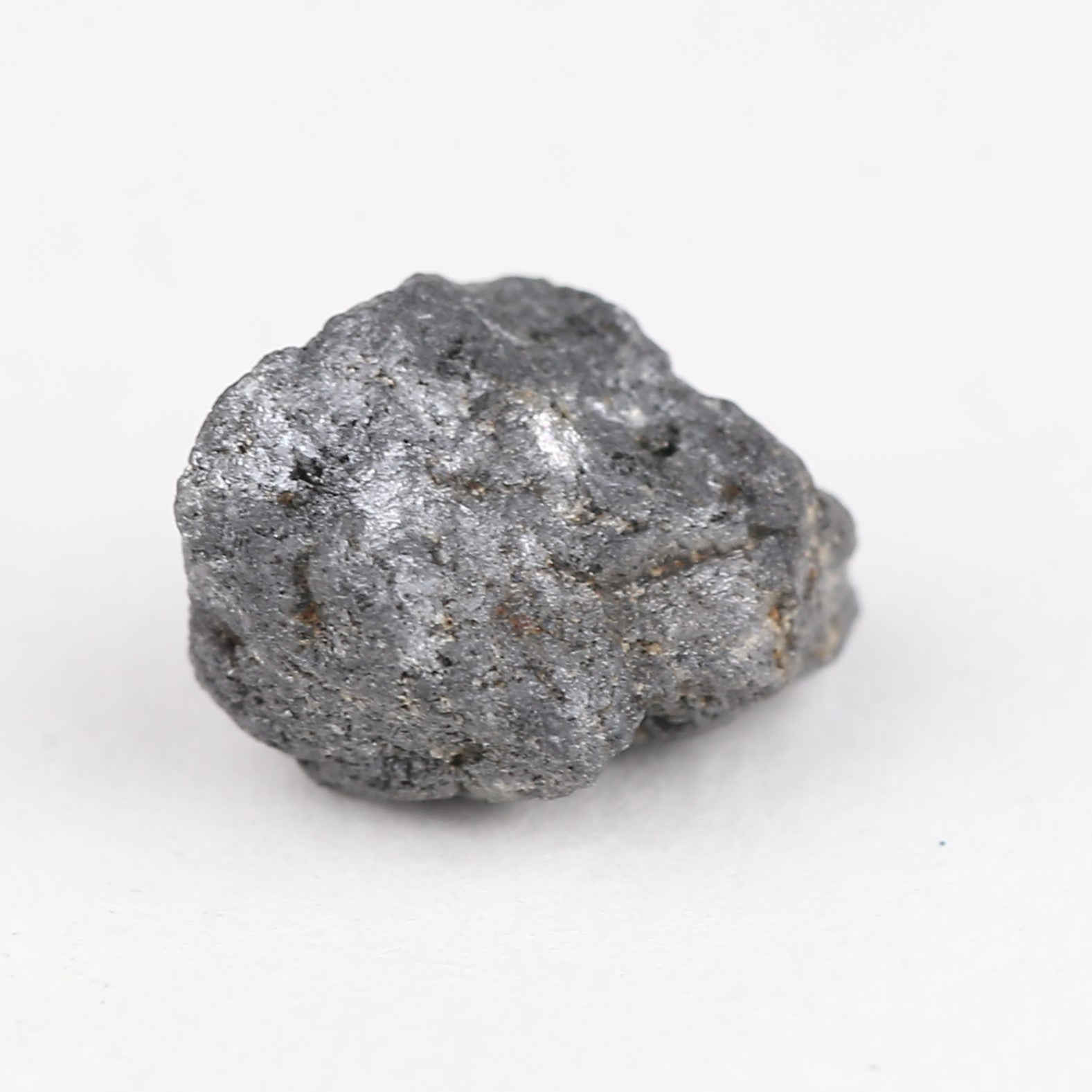 5.39 Carat Natural Gray Rough Diamond 11.43 MM