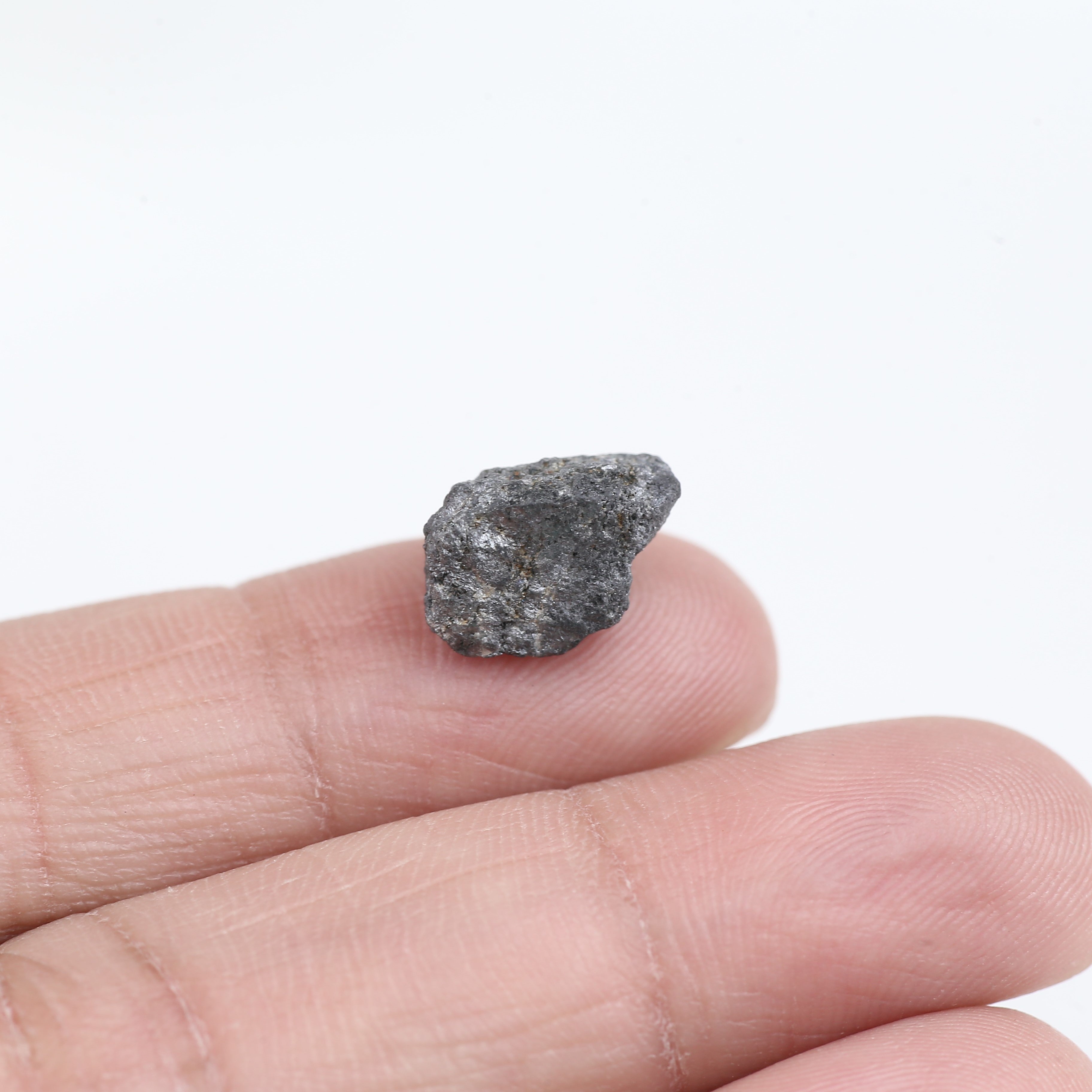 5.39 Carat Natural Gray Rough Diamond 11.43 MM