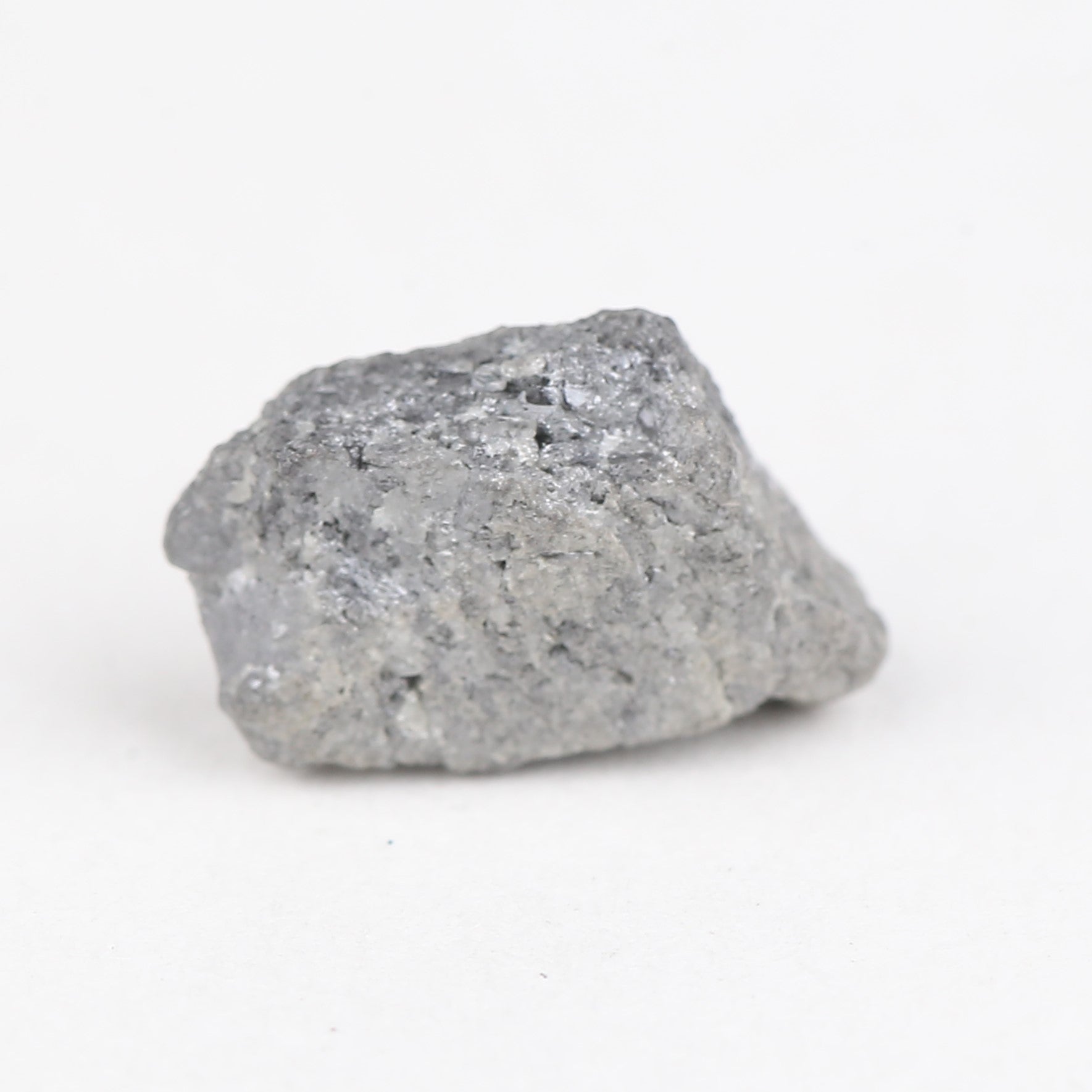5.11 Carat Natural Rough Gray Diamond 11.30 MM