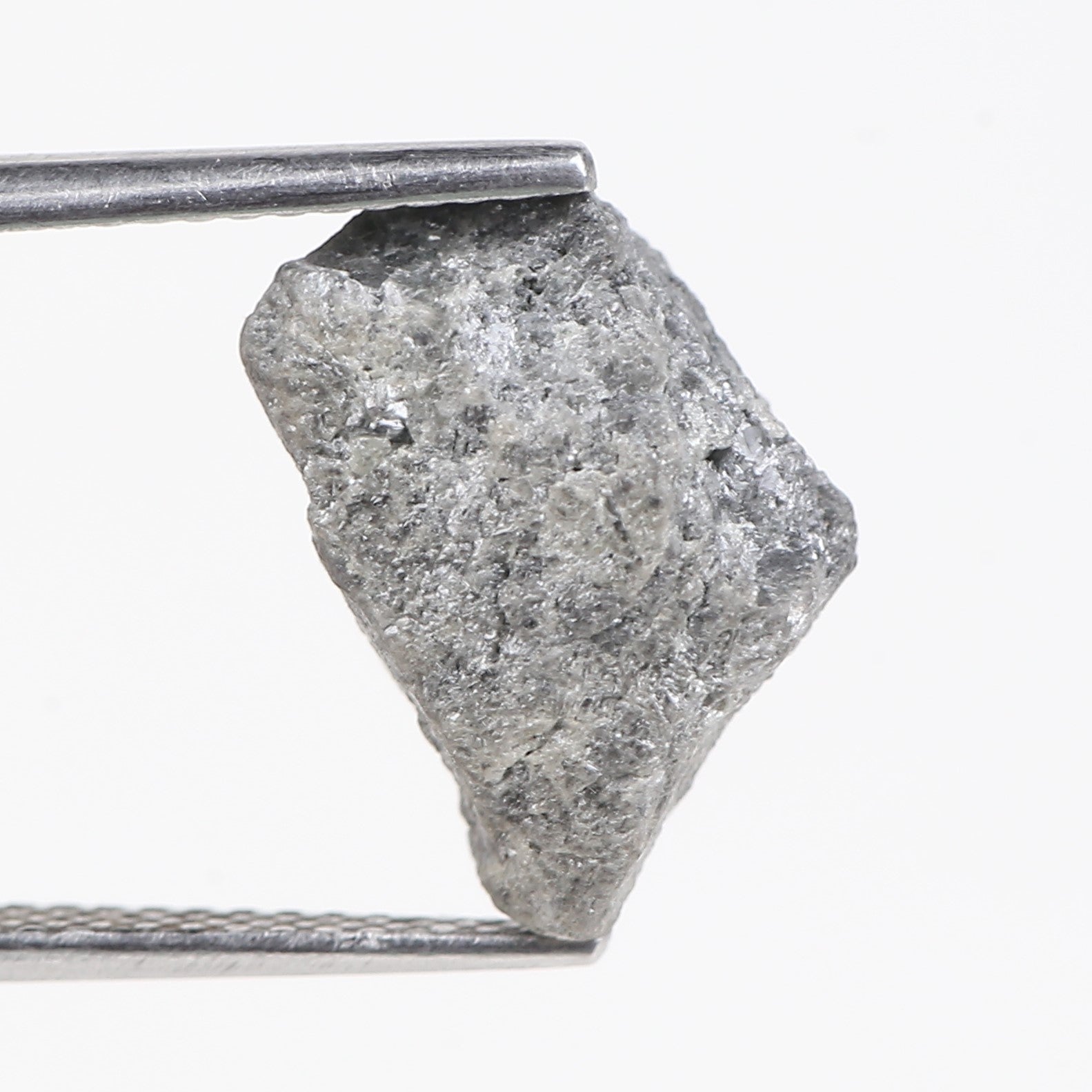 5.11 Carat Natural Rough Gray Diamond 11.30 MM