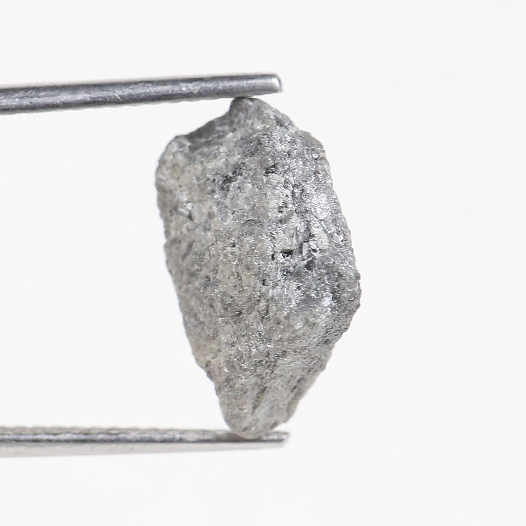 5.11 Carat Natural Rough Gray Diamond 11.30 MM